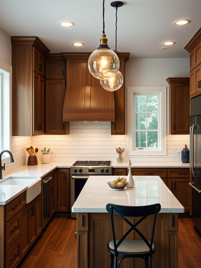 Remodeled kitchen